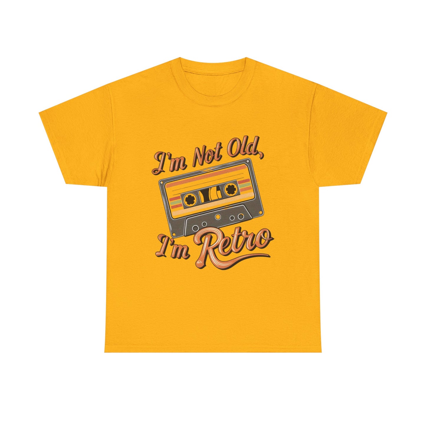 Retro Tee: I'm Not Old, I'm Retro T-Shirt for Vintage Lovers, Gifts, Casual Wear, 80s Theme Party