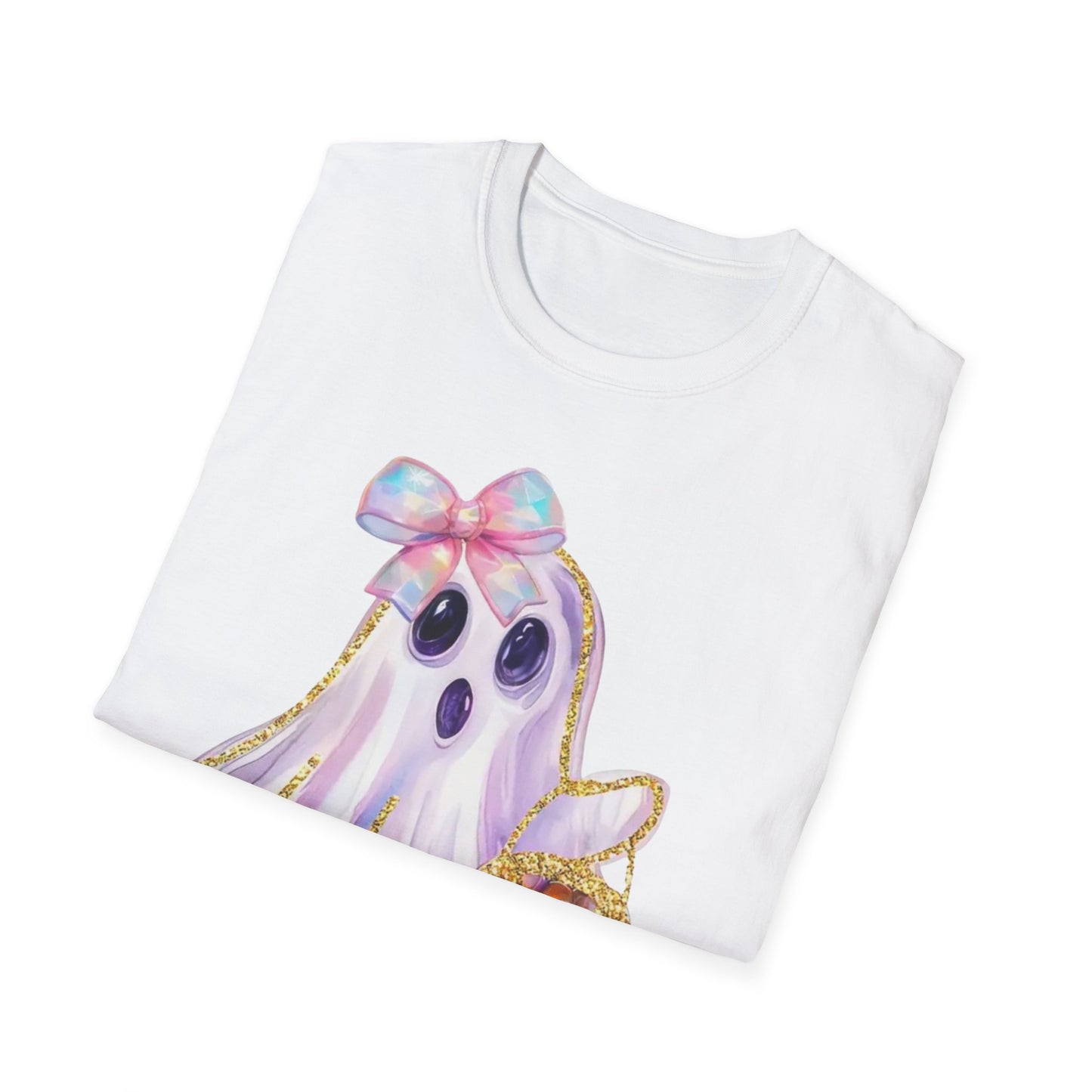 Adorable Ghost Graphic Tee: Halloween Costume, Cute Tee, Spooky Shirt, Kids T-Shirt, Ghost Lover Gift