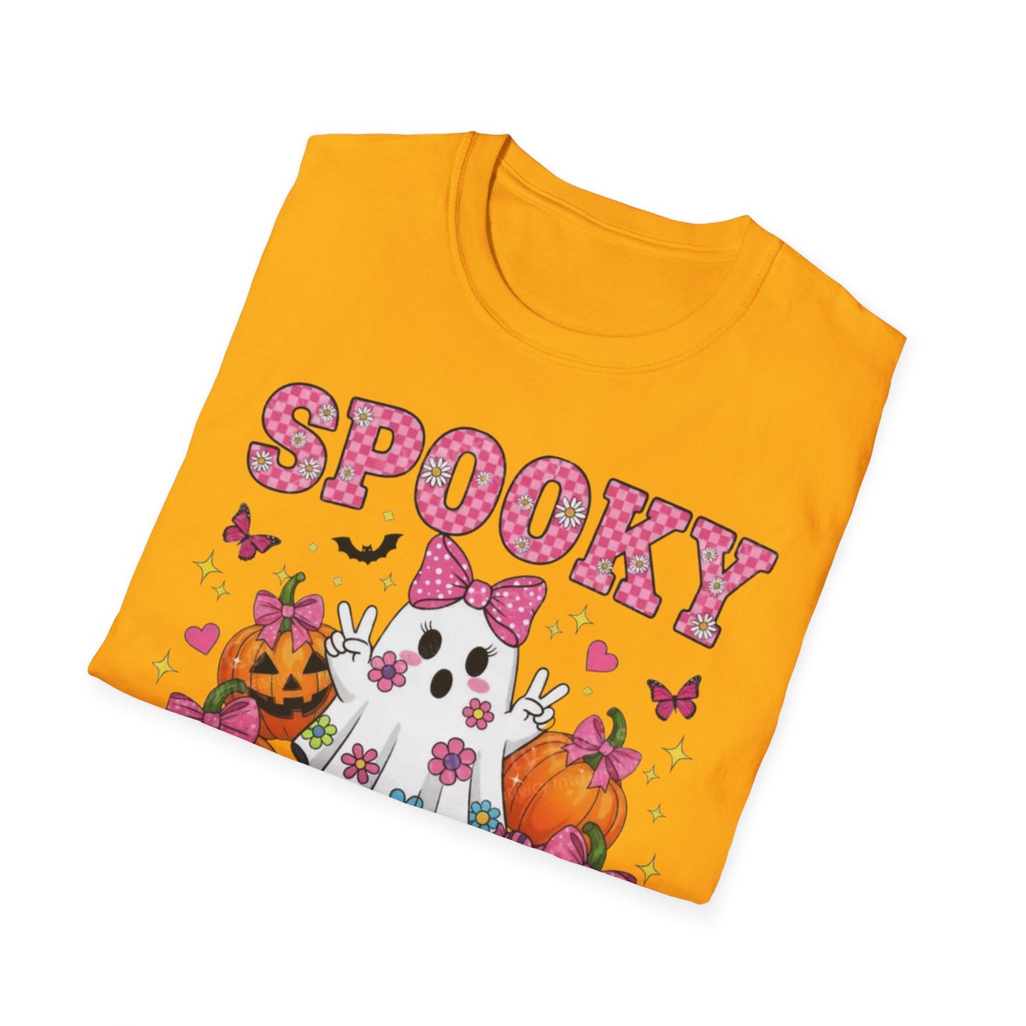 Spooky Vibes Unisex T-Shirt, Halloween Tee, Fun Costume Shirt, Ghost Design Shirt, Fall Fashion, Ghouls Love