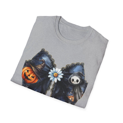Ghostly Pumpkin Patch T-Shirt | Fall Fashion, Halloween Apparel, Unisex Tee, Cute Ghost Design, Cozy Outfit