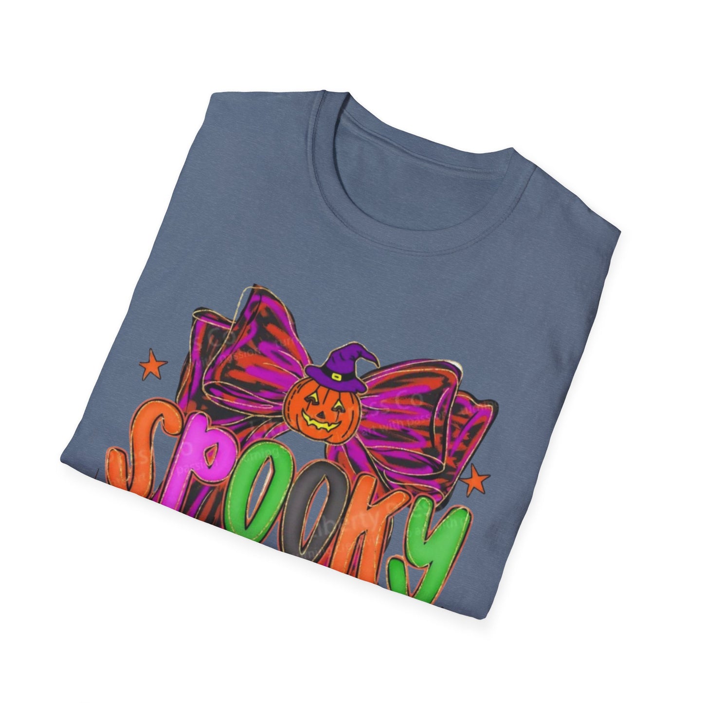 Spooky Season Unisex Softstyle T-Shirt, Halloween Tee, Fall Apparel, Fun Costume Shirt, Boo-tiful Gift, Pumpkin Party Shirt