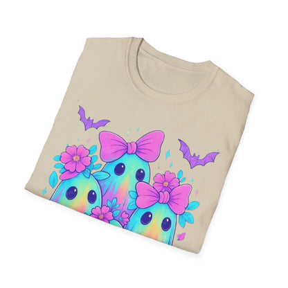 Whimsical Ghosts T-Shirt, Cute Halloween Shirt, Kids & Adults Apparel, Soft Cotton Tee, Spooky Gift Idea, Fun Graphic Tee