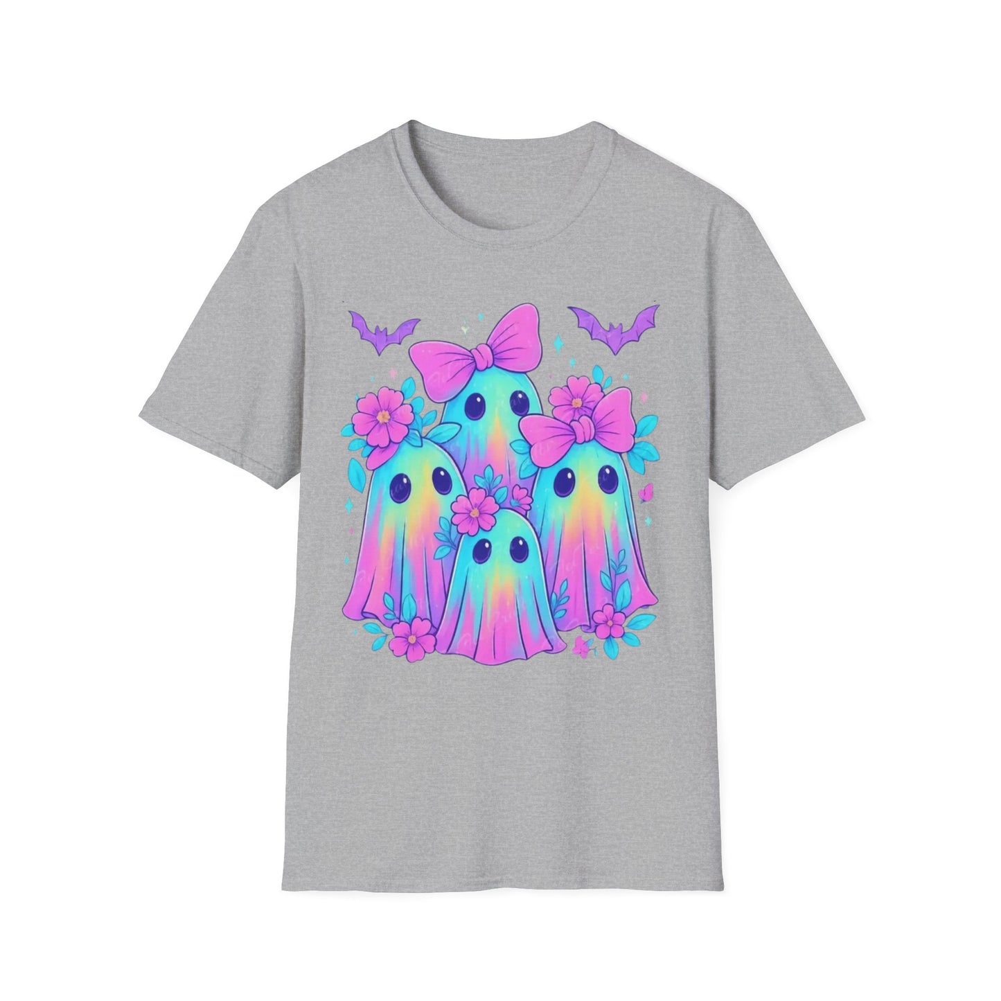 Whimsical Ghosts T-Shirt, Cute Halloween Shirt, Kids & Adults Apparel, Soft Cotton Tee, Spooky Gift Idea, Fun Graphic Tee