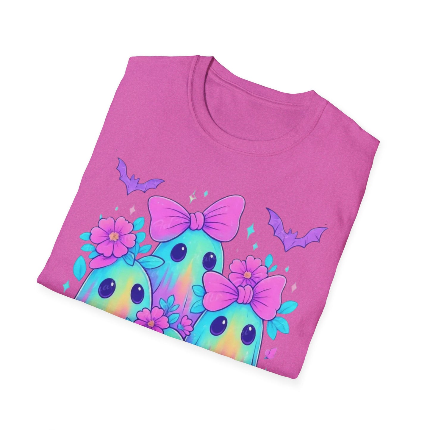 Whimsical Ghosts T-Shirt, Cute Halloween Shirt, Kids & Adults Apparel, Soft Cotton Tee, Spooky Gift Idea, Fun Graphic Tee