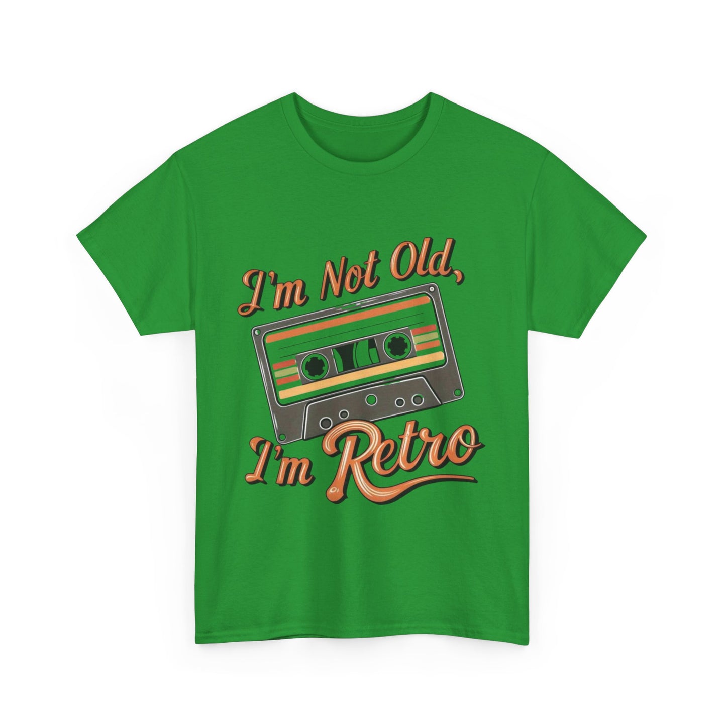 Retro Tee: I'm Not Old, I'm Retro T-Shirt for Vintage Lovers, Gifts, Casual Wear, 80s Theme Party