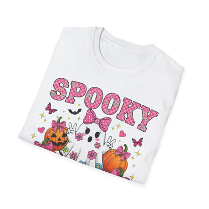 Spooky Vibes Unisex T-Shirt, Halloween Tee, Fun Costume Shirt, Ghost Design Shirt, Fall Fashion, Ghouls Love