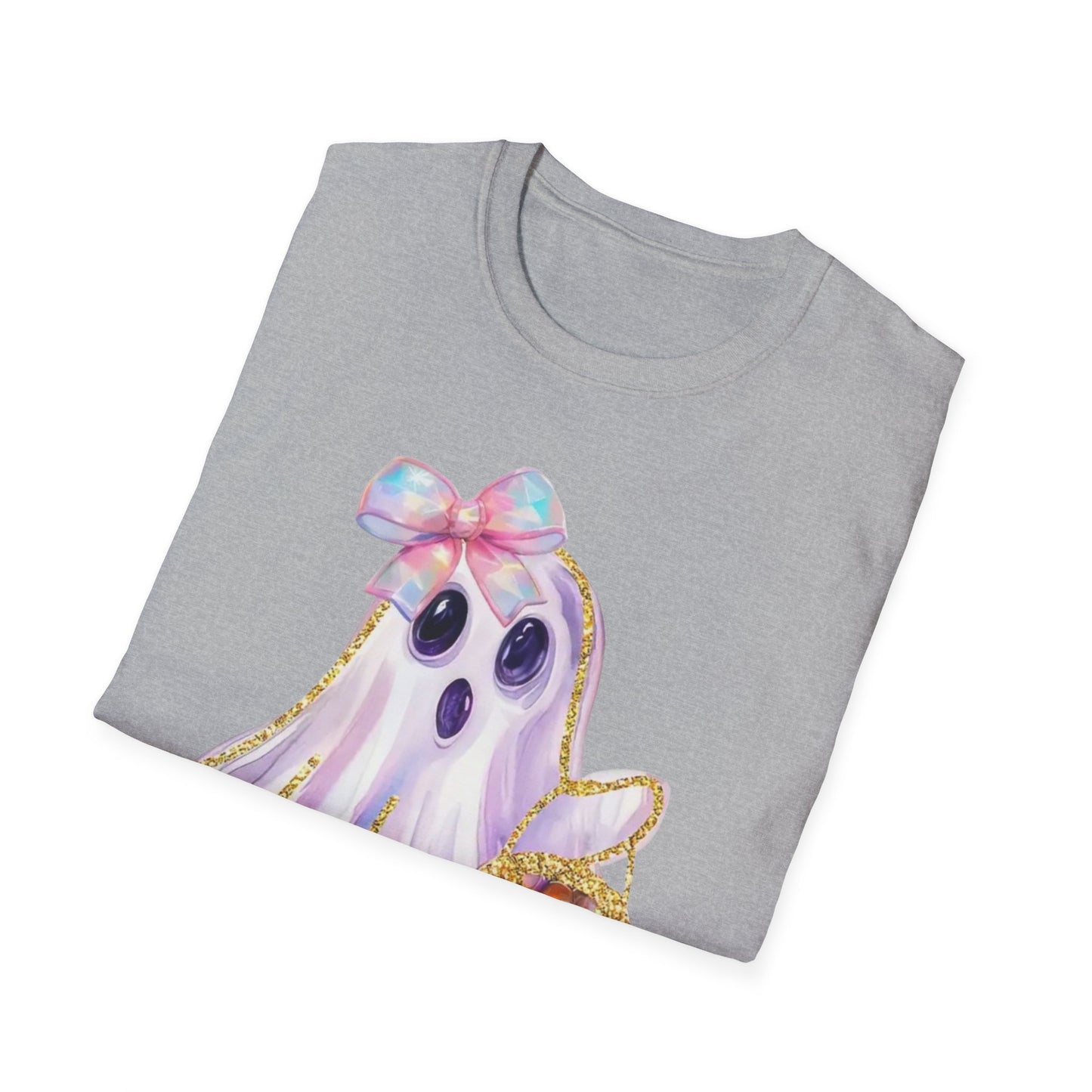 Adorable Ghost Graphic Tee: Halloween Costume, Cute Tee, Spooky Shirt, Kids T-Shirt, Ghost Lover Gift