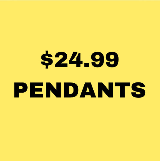 $24.99 Sterling Silver Overlay Pendants