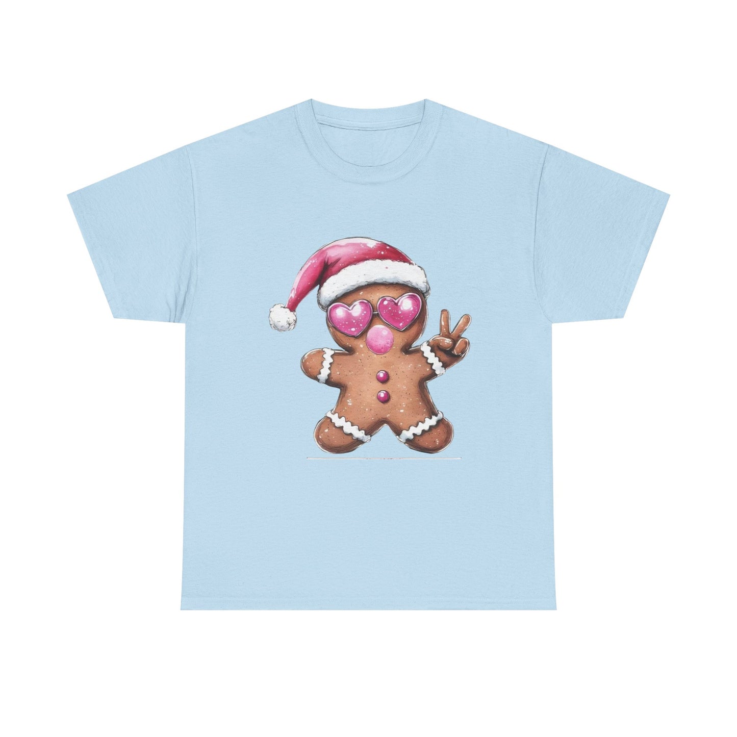 Festive Gingerbread Tee, Unisex Christmas T-Shirt, Cute Holiday Apparel, Seasonal Gift, Gingerbread Design Shirt