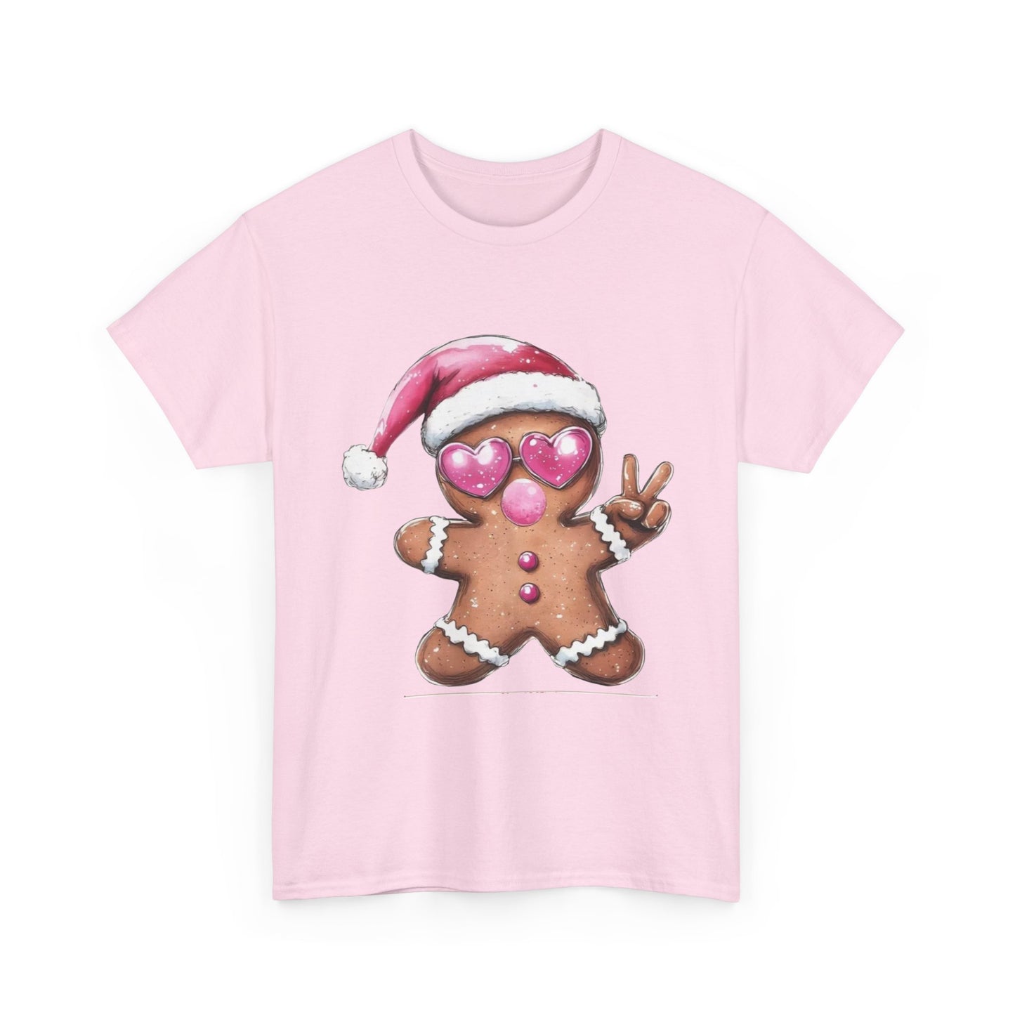 Festive Gingerbread Tee, Unisex Christmas T-Shirt, Cute Holiday Apparel, Seasonal Gift, Gingerbread Design Shirt
