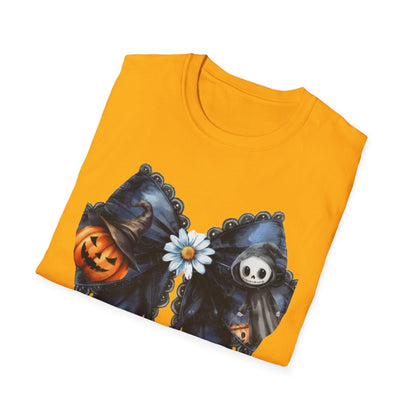 Ghostly Pumpkin Patch T-Shirt | Fall Fashion, Halloween Apparel, Unisex Tee, Cute Ghost Design, Cozy Outfit