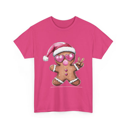 Festive Gingerbread Tee, Unisex Christmas T-Shirt, Cute Holiday Apparel, Seasonal Gift, Gingerbread Design Shirt
