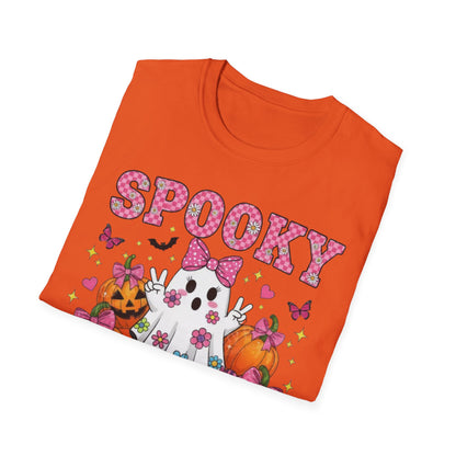 Spooky Vibes Unisex T-Shirt, Halloween Tee, Fun Costume Shirt, Ghost Design Shirt, Fall Fashion, Ghouls Love