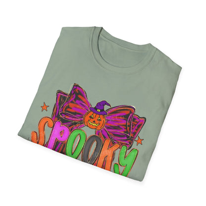 Spooky Season Unisex Softstyle T-Shirt, Halloween Tee, Fall Apparel, Fun Costume Shirt, Boo-tiful Gift, Pumpkin Party Shirt