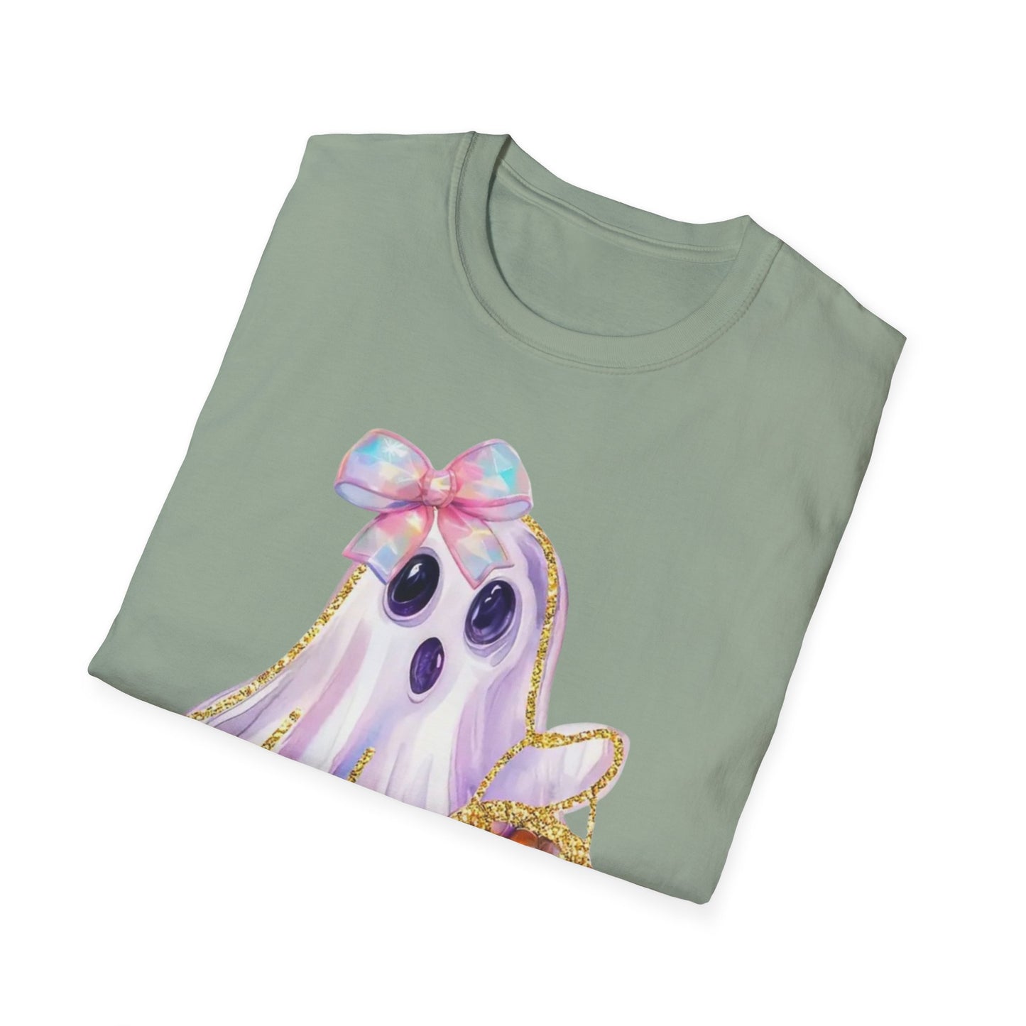 Adorable Ghost Graphic Tee: Halloween Costume, Cute Tee, Spooky Shirt, Kids T-Shirt, Ghost Lover Gift