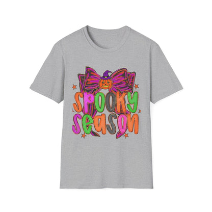 Spooky Season Unisex Softstyle T-Shirt, Halloween Tee, Fall Apparel, Fun Costume Shirt, Boo-tiful Gift, Pumpkin Party Shirt