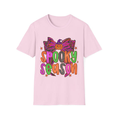 Spooky Season Unisex Softstyle T-Shirt, Halloween Tee, Fall Apparel, Fun Costume Shirt, Boo-tiful Gift, Pumpkin Party Shirt