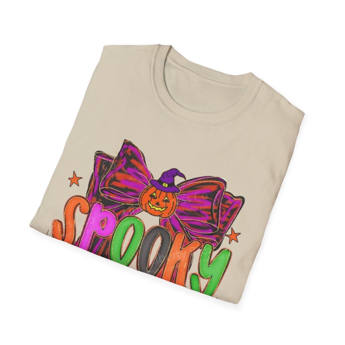 Spooky Season Unisex Softstyle T-Shirt, Halloween Tee, Fall Apparel, Fun Costume Shirt, Boo-tiful Gift, Pumpkin Party Shirt