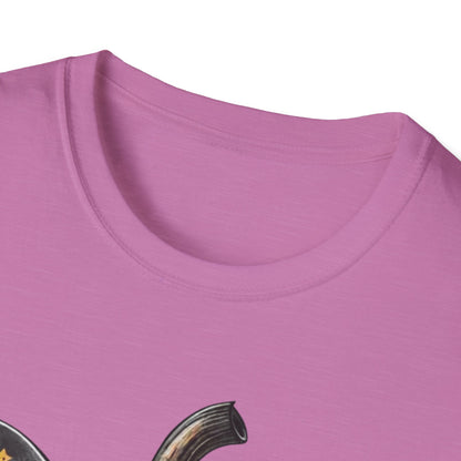 Festive Pumpkin Unisex Softstyle T-Shirt, Fall Fashion Tee, Halloween Shirt, Casual Autumn Wear, Seasonal Gift