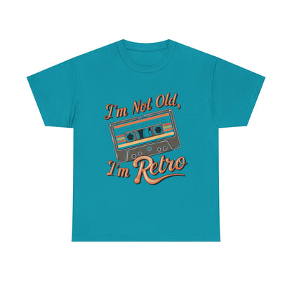Retro Tee: I'm Not Old, I'm Retro T-Shirt for Vintage Lovers, Gifts, Casual Wear, 80s Theme Party