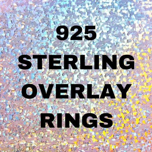$18 Sterling Silver Overlay Rings