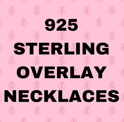 $24.99 Sterling Silver Overlay Necklaces