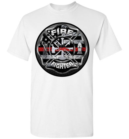 Firefighter Occupation Graphic Tee Shirt Top