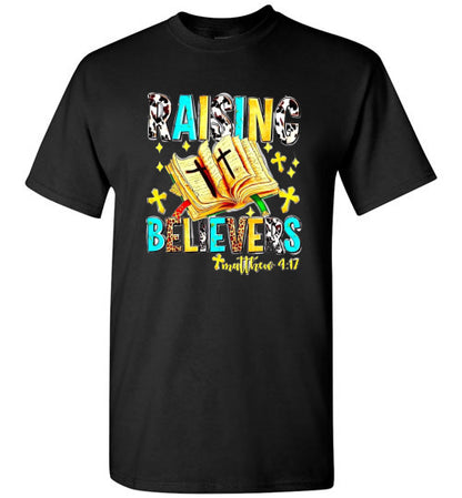 Raising Believers Christian Tee Shirt Top