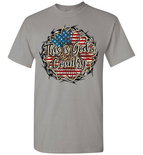 This Is God's Country Graphic Tee Shirt Top