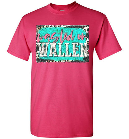 Wasted On Morgan Wallen Tee Shirt Top