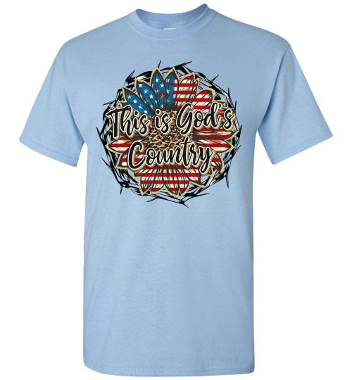 This Is God's Country Graphic Tee Shirt Top