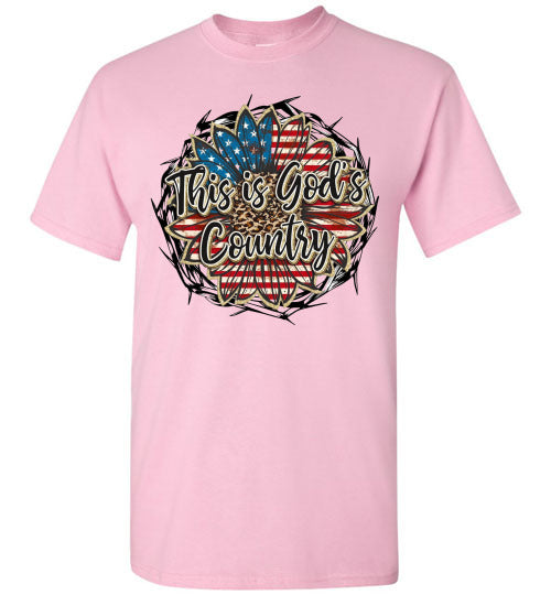 This Is God's Country Graphic Tee Shirt Top
