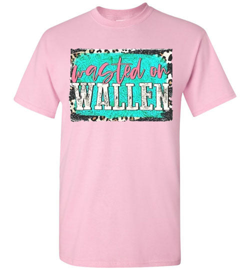 Wasted On Morgan Wallen Tee Shirt Top