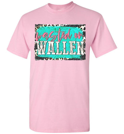 Wasted On Morgan Wallen Tee Shirt Top
