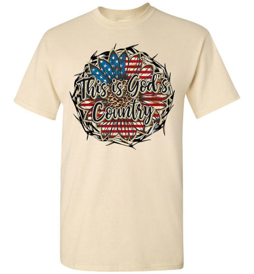 This Is God's Country Graphic Tee Shirt Top