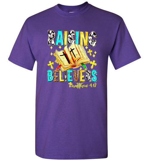 Raising Believers Christian Tee Shirt Top