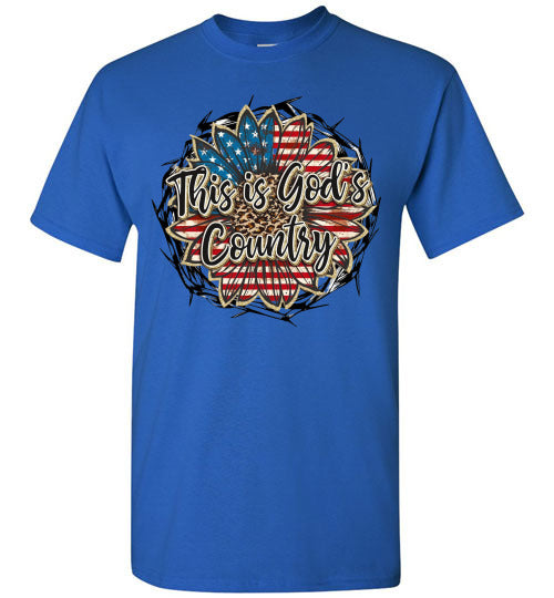 This Is God's Country Graphic Tee Shirt Top