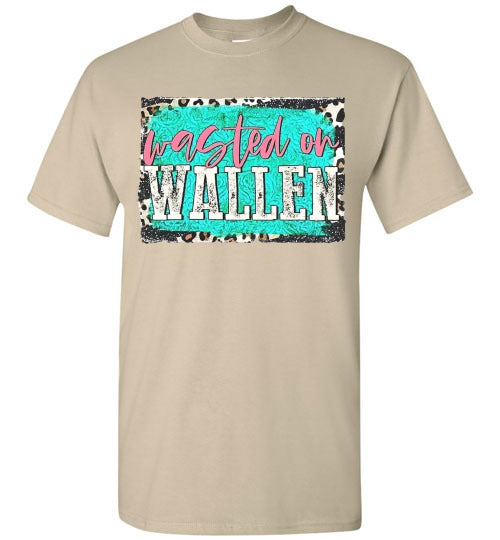 Wasted On Morgan Wallen Tee Shirt Top