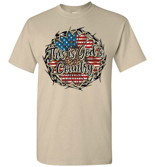 This Is God's Country Graphic Tee Shirt Top