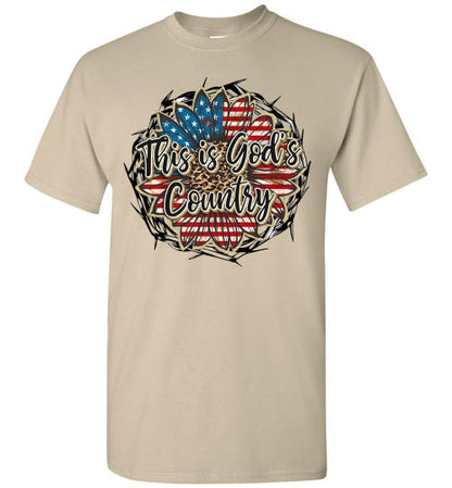 This Is God's Country Graphic Tee Shirt Top