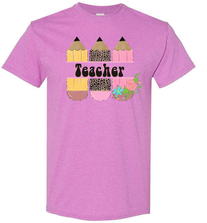 Teacher Graphic Tee Shirt Top
