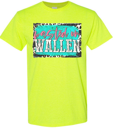 Wasted On Morgan Wallen Tee Shirt Top