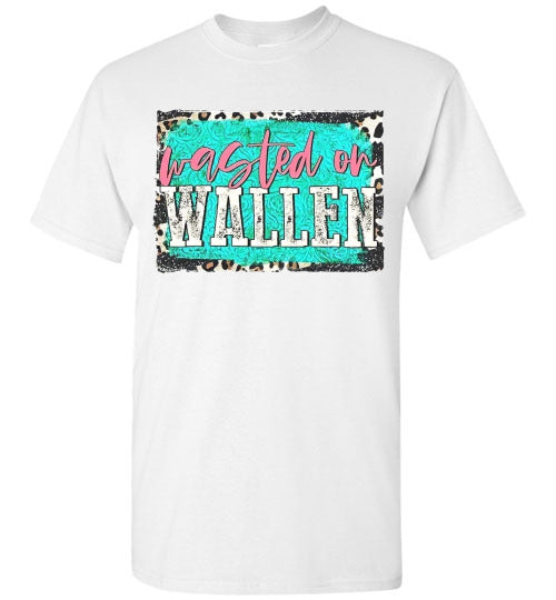 Wasted On Morgan Wallen Tee Shirt Top