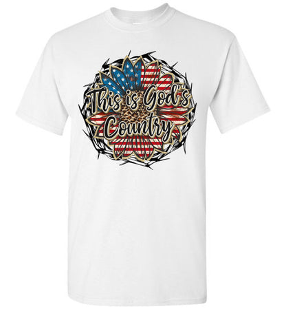 This Is God's Country Graphic Tee Shirt Top